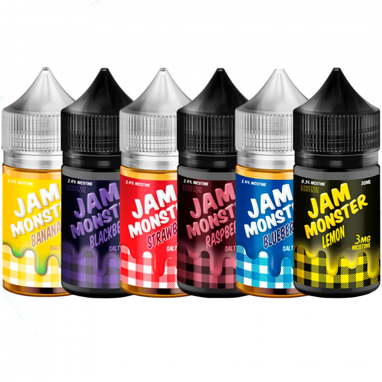 Жидкость Jam Monster Salt - Apple (тост, масло, яблочный джем ) 10 мл (20 мг)