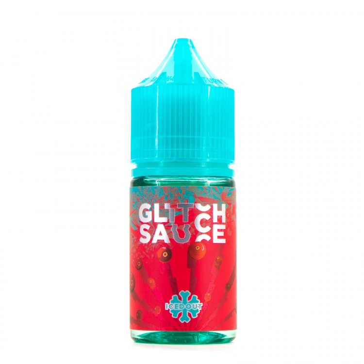 Жидкость GLITCH SAUCE Iced Out EXTRA Ultra Salt - Cranberry Energy (Клюквенная энергия) 30 мл (20 Ultra)
