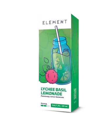 Жидкость Element Salt - Lychee Basil Lemonade (Лимонад Личи Базилик) 30 мл (20 мг)