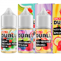 Жидкость DUALL Salt Light - Кислый лимон, киви 30 мл (20 мг)