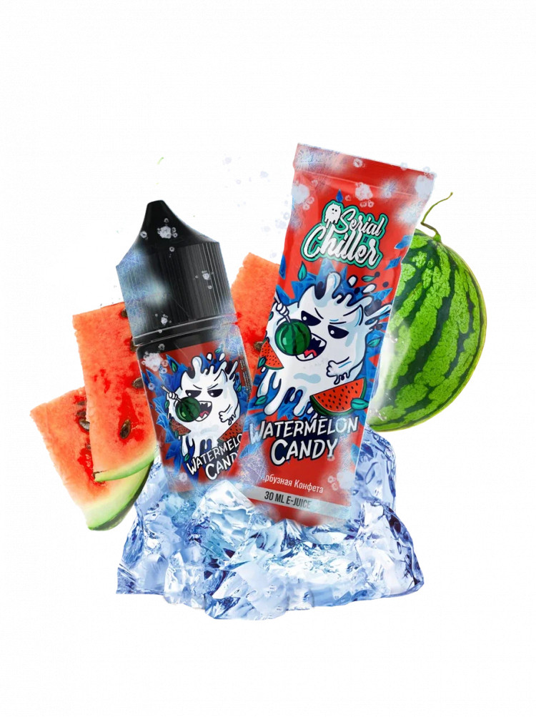 Жидкость Chiller Salt - Watermelon Candy 30 мл (20 мг)