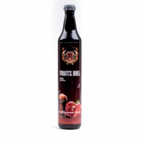 (М) Одноразовая электронная сигарета Fruits bull 1500 - Клубника банан