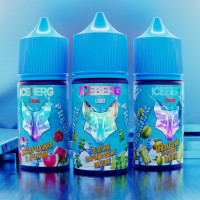 Жидкость Iceberg Light Premium Salt - Кислый лимонад киви кактус 30 мл (20 мг)