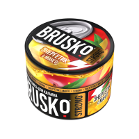 Бестабачная смесь BRUSKO Strong - Энергетик с манго 50 гр
